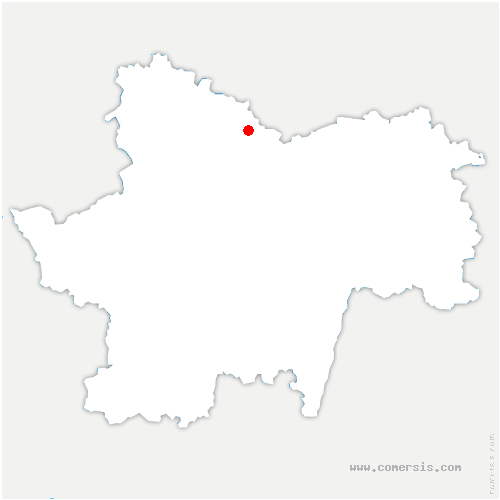 carte de localisation de Saint-Gervais-sur-Couches