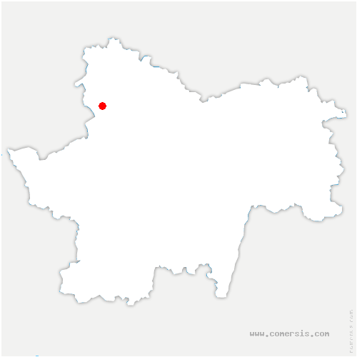 carte de localisation de Saint-Léger-sous-Beuvray