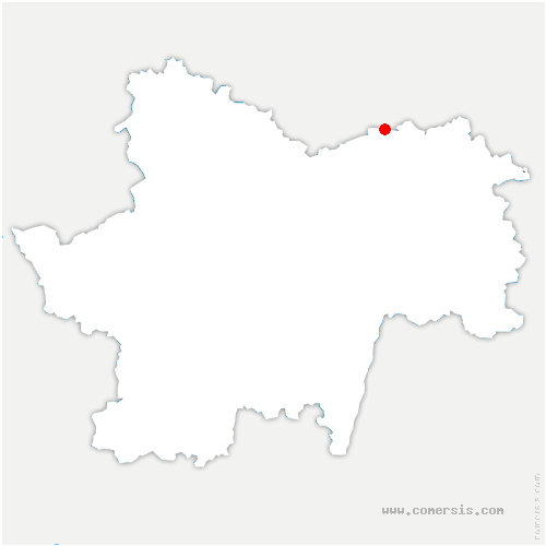 carte de localisation de Saint-Loup-Géanges