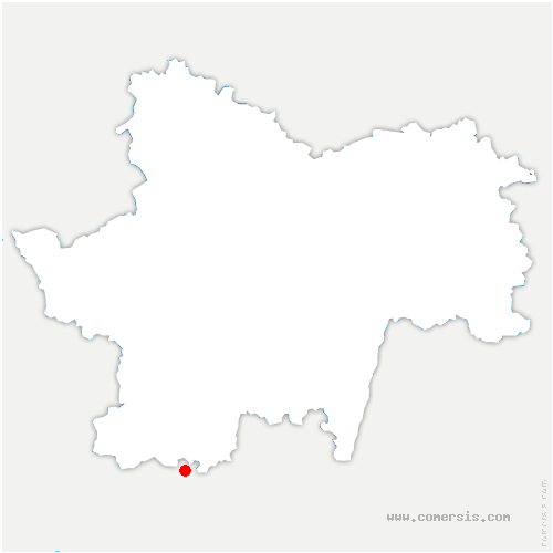 carte de localisation de Saint-Pierre-en-Vaux