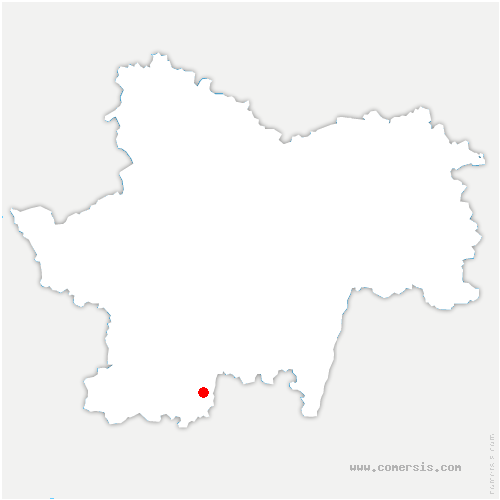 carte de localisation de Saint-Racho