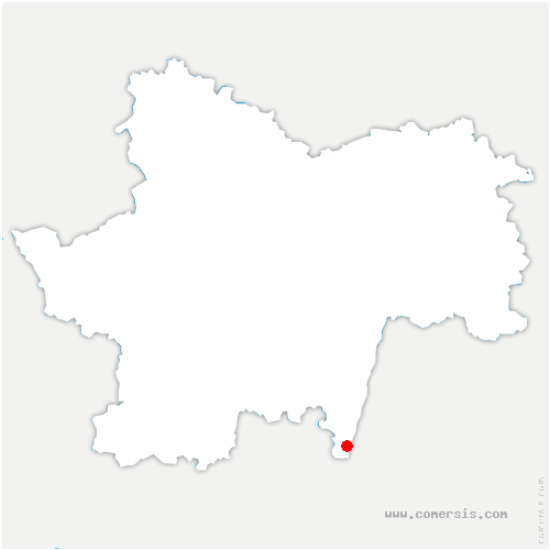 carte de localisation de Saint-Symphorien-d'Ancelles