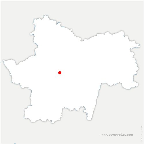 carte de localisation de Saint-Vallier