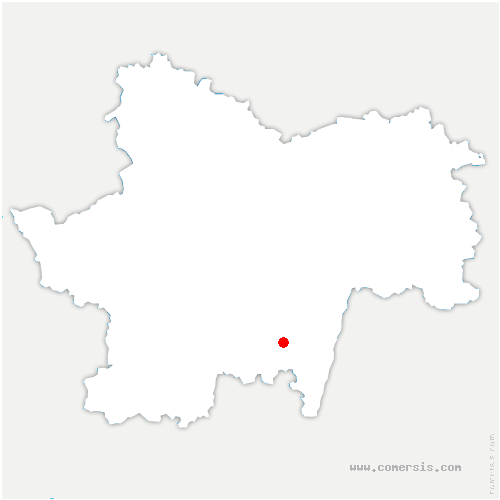 carte de localisation de Sainte-Cécile