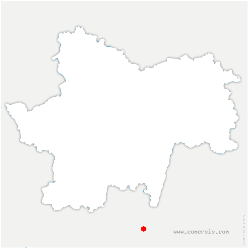 carte de localisation de Sainte-Marie-la-Blanche