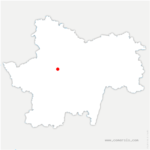 carte de localisation de Sanvignes-les-Mines