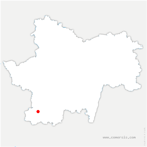 carte de localisation de Semur-en-Brionnais