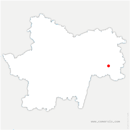 carte de localisation de Sornay