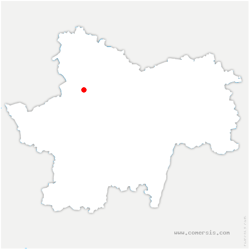 carte de localisation de la Tagnière