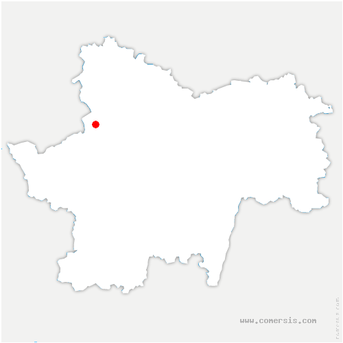 carte de localisation de Thil-sur-Arroux