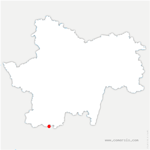 carte de localisation de Thoissia