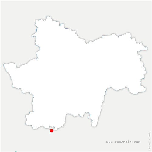 carte de localisation de Thury
