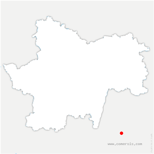 carte de localisation de Tichey