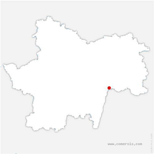 carte de localisation de Truchère