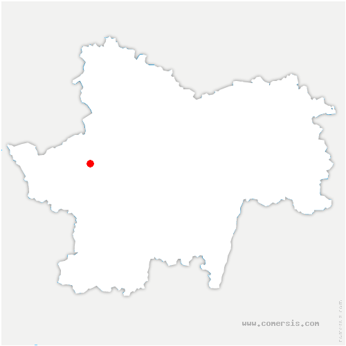carte de localisation d'Uxeau