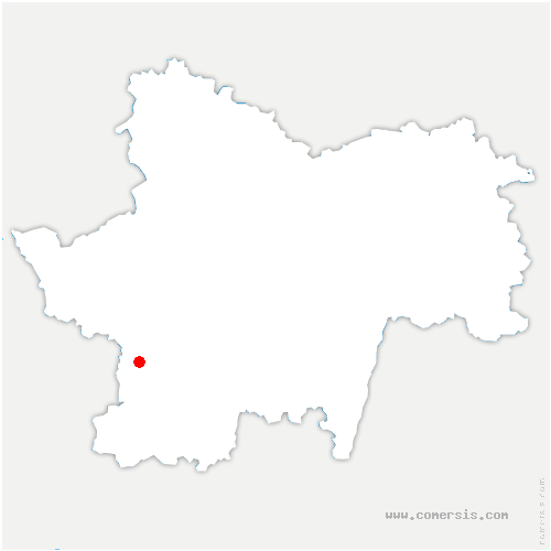 carte de localisation de Varenne-Saint-Germain