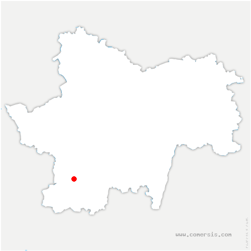 carte de localisation de Varenne-l'Arconce