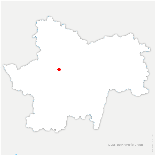 carte de localisation de Vers-sous-Sellières