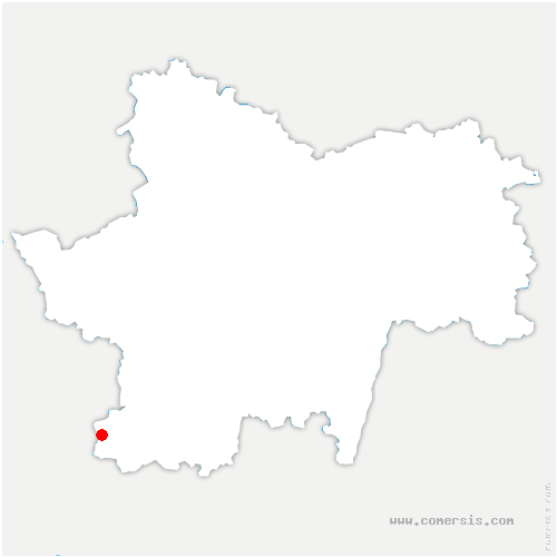 carte de localisation de Villiers-en-Morvan
