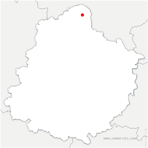carte de localisation de Aillières-Beauvoir