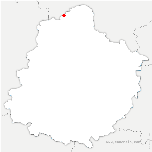 carte de localisation de Arçonnay