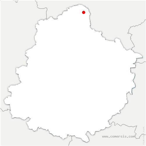carte de localisation de Aulneaux