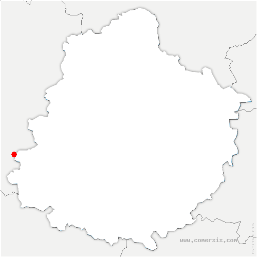 carte de localisation de Auvers-le-Hamon