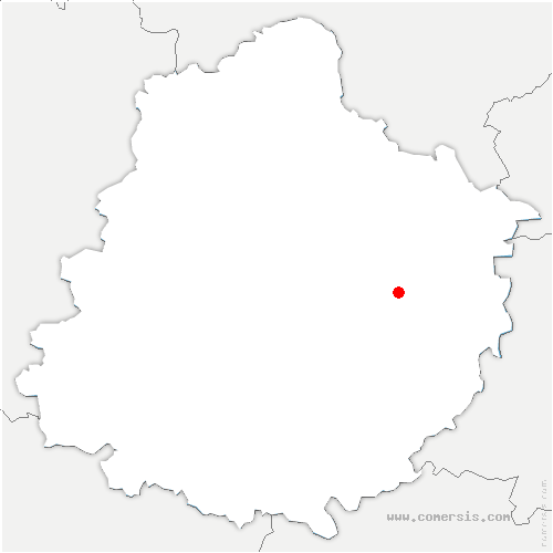 carte de localisation de Bazoches-sur-Hoëne