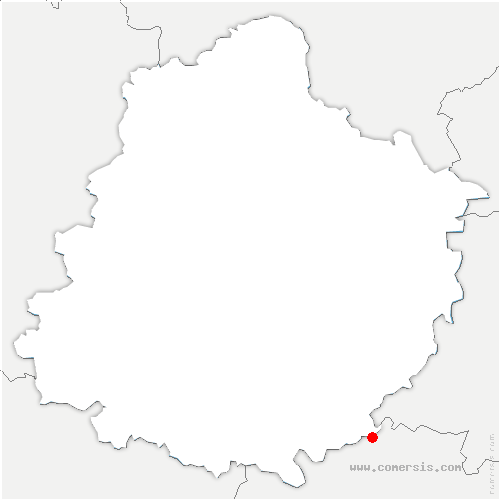 carte de localisation de Beaumont-sur-Dême