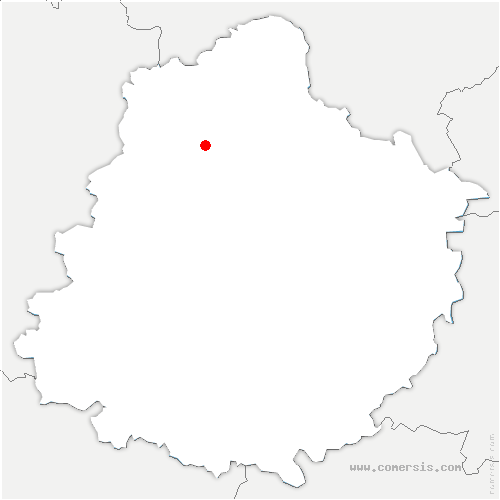 carte de localisation de Beaumont-sur-Sarthe