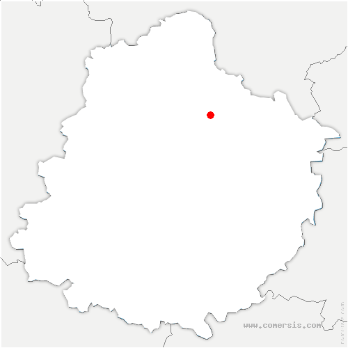 carte de localisation de Briosne-lès-Sables