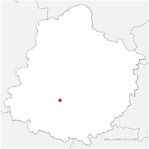 carte de localisation de Cérans-Foulletourte