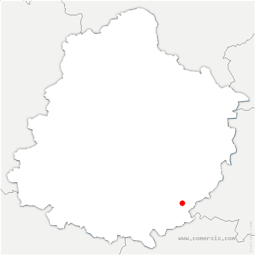 carte de localisation de Chahaignes