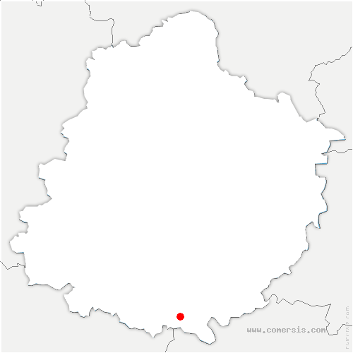 carte de localisation de Chapelle-aux-Choux
