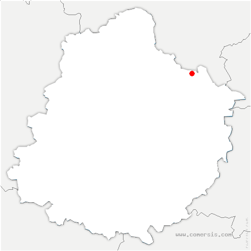 carte de localisation de la Chapelle-du-Bois