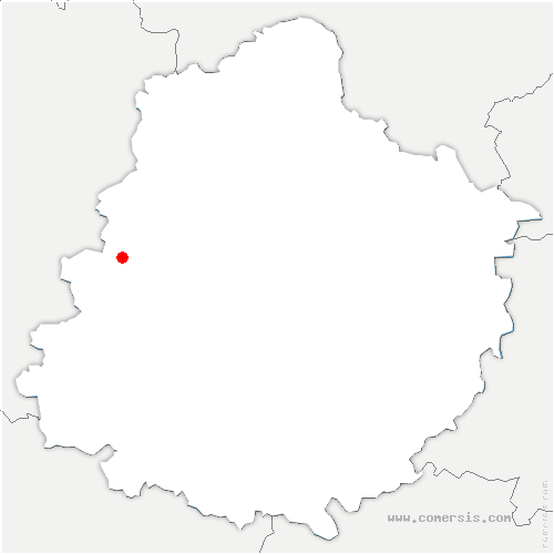carte de localisation de Chemiré-en-Charnie