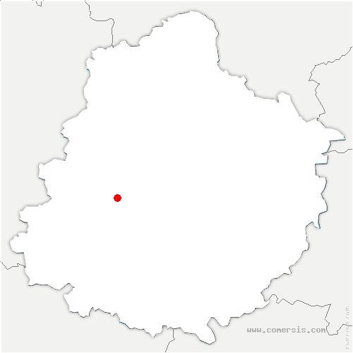 carte de localisation de Chemiré-le-Gaudin