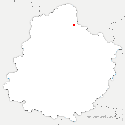 carte de localisation de Chemiré-sur-Sarthe