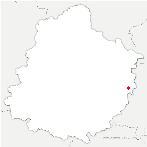carte de localisation de Conflans-sur-Anille