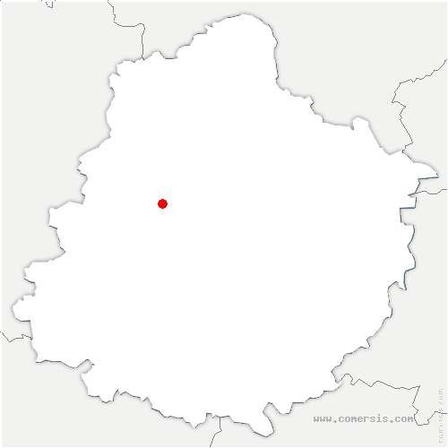 carte de localisation de Coulans-sur-Gée