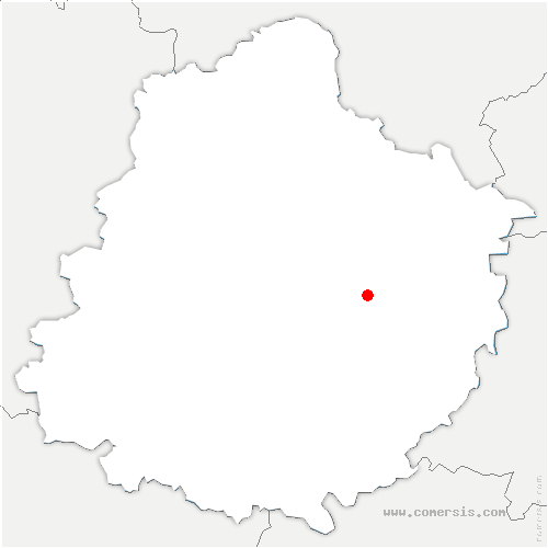 carte de localisation de Coulonges-sur-Sarthe