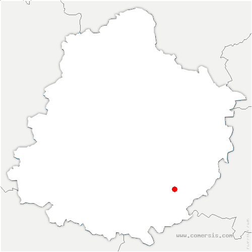 carte de localisation d'Épineux-le-Seguin