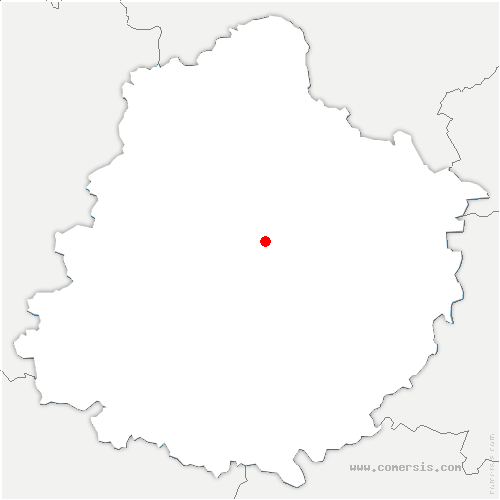 carte de localisation de la Ferrière-Béchet