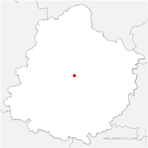 carte de localisation de Fontenai-les-Louvets