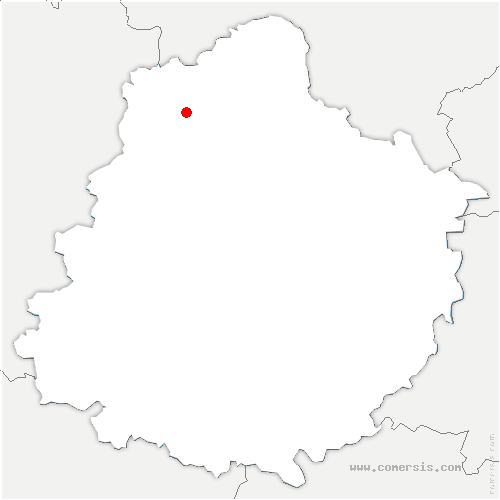 carte de localisation de Fresnay-sur-Sarthe