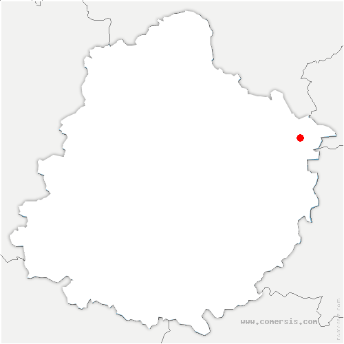 carte de localisation de Gréez-sur-Roc