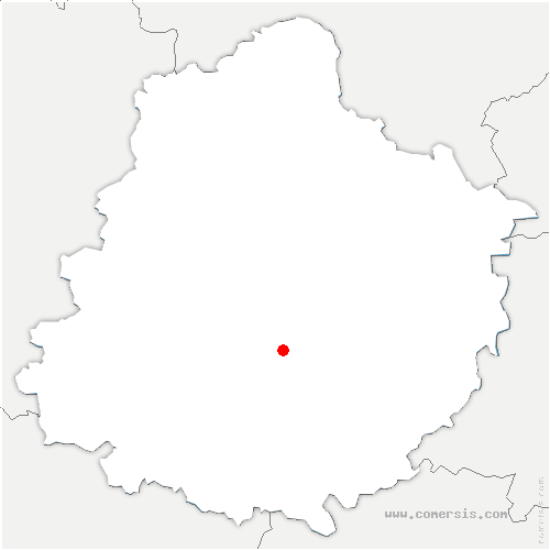 carte de localisation de Laigné-en-Belin
