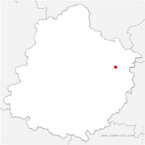carte de localisation de Lavaré