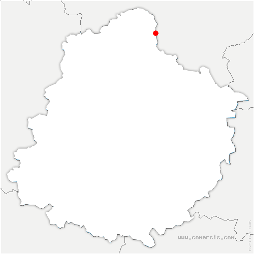 carte de localisation de Marollette