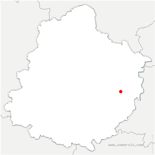 carte de localisation de Mauves-sur-Huisne